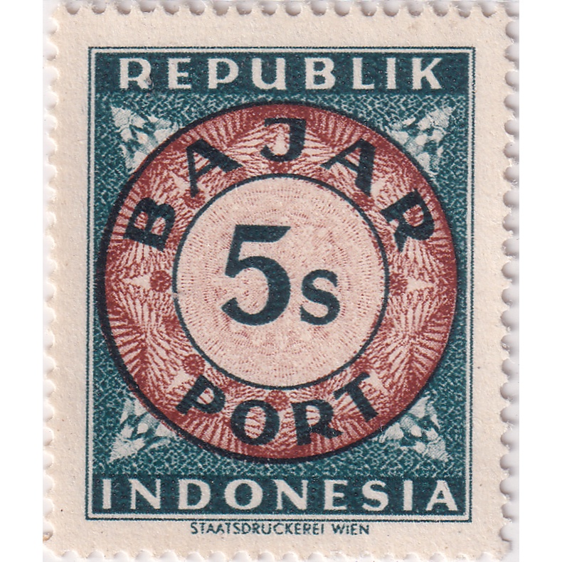 Jual Indonesia, Republic 1948 - Postage-due Stamps "Republik Indonesia ...