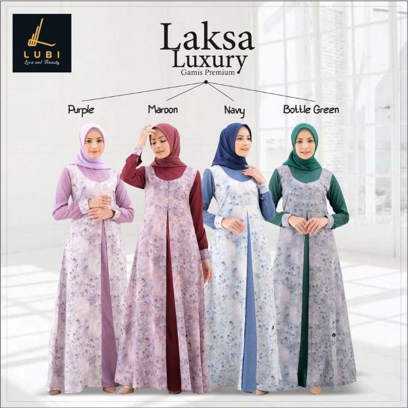 Gamis Laksa Gamis Terbaru Lubi Fashion