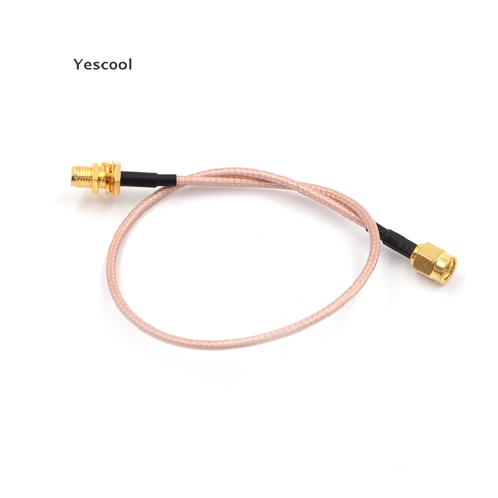 Yescool Kabel Adapter Konektor Jack SMA Male Ke Female Panjang 30CM