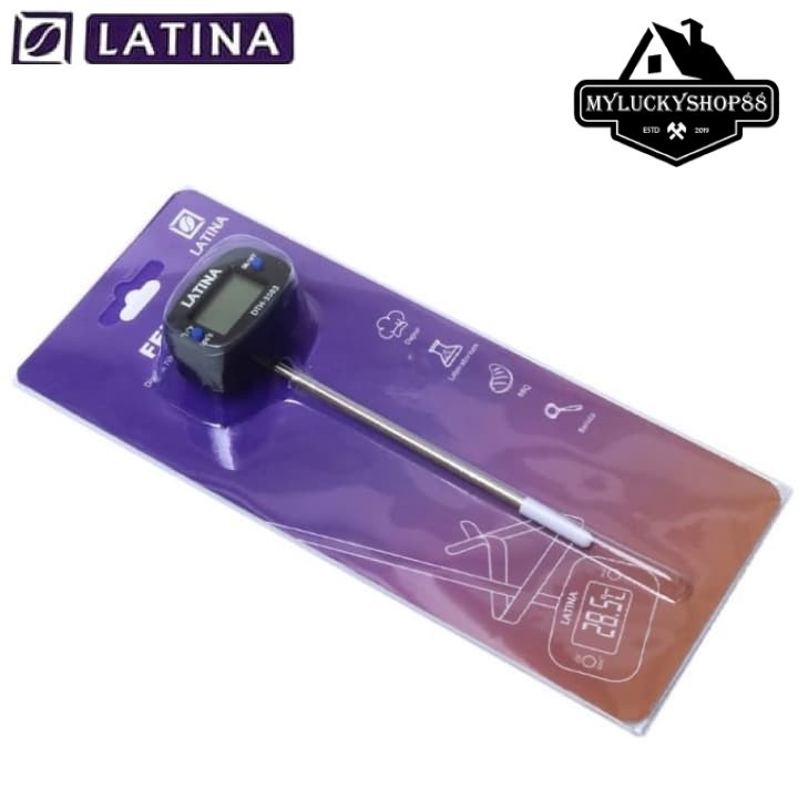 Latina Fennec DTH-3503 Digital Coffee Thermometer With Clip Termo Kopi