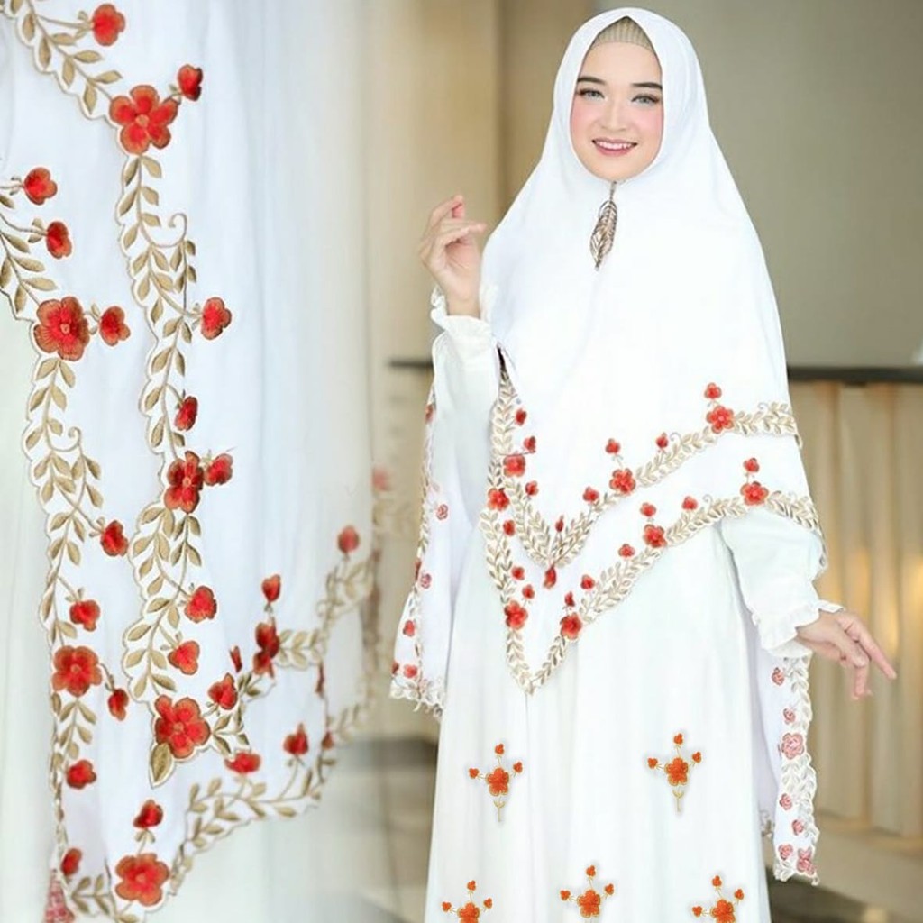 GAMIS ANNISA SYARI WHITE EDITION BAJU MUSLIM TERBARU DAN TERMURAH 2019