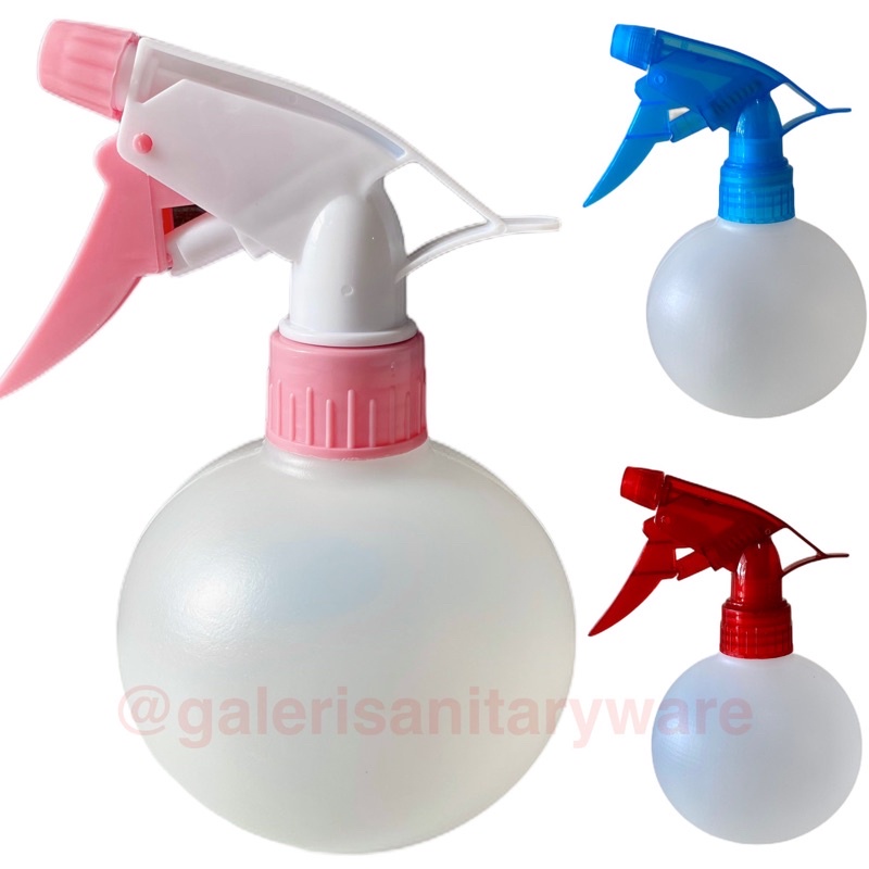 Botol Spray Bulat Warna Warni 350ml/ Semprotan Tanaman / Semprotan Disinfektan / Semprotan Burung / 