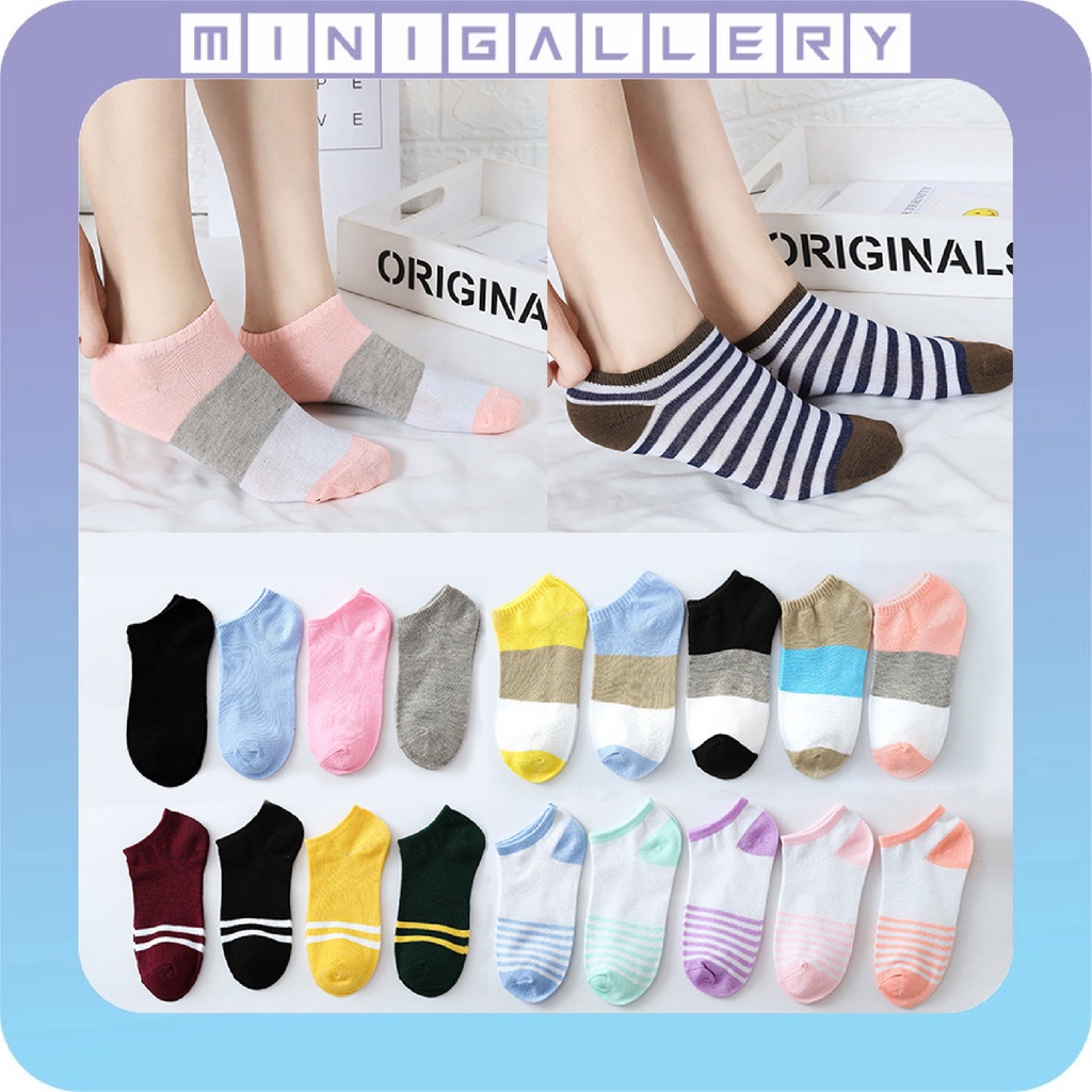 MG 12 Kaos Kaki Ankle Kaos Kaki Cute Kaos Kaki Motif Kaos Kaki Semata Kaki