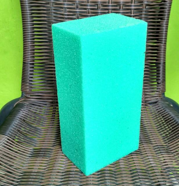 1 PCS FLORAL FOAM BUSA HIJAU B8097 MEDIA TANAM BUNGA PLASTIK GABUS HIJAU BUKET BUNGA
