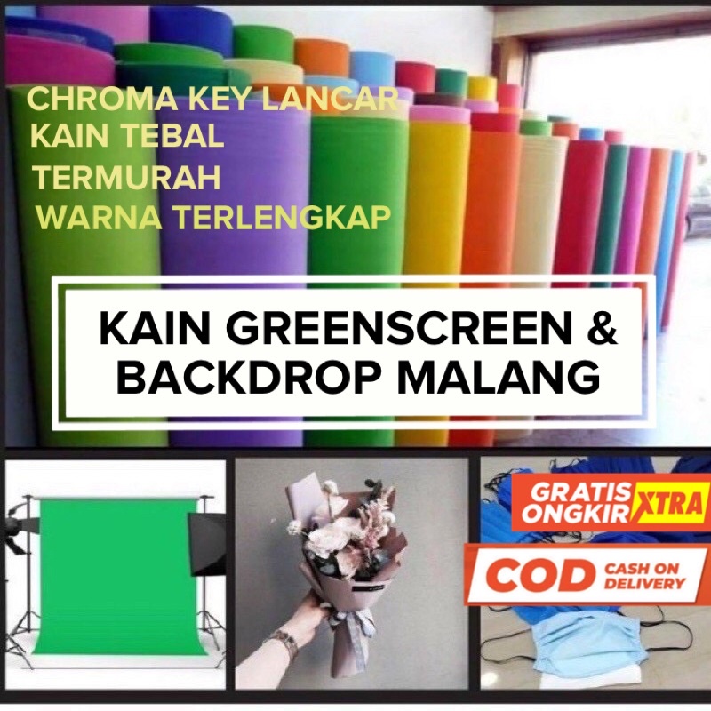 GREEN SCREEN / GREEN SCREEN BACKGROUND / BACKDROP KAIN / GREEN SCREEN ZOOM / GREEN SCREEN BACKGROUND