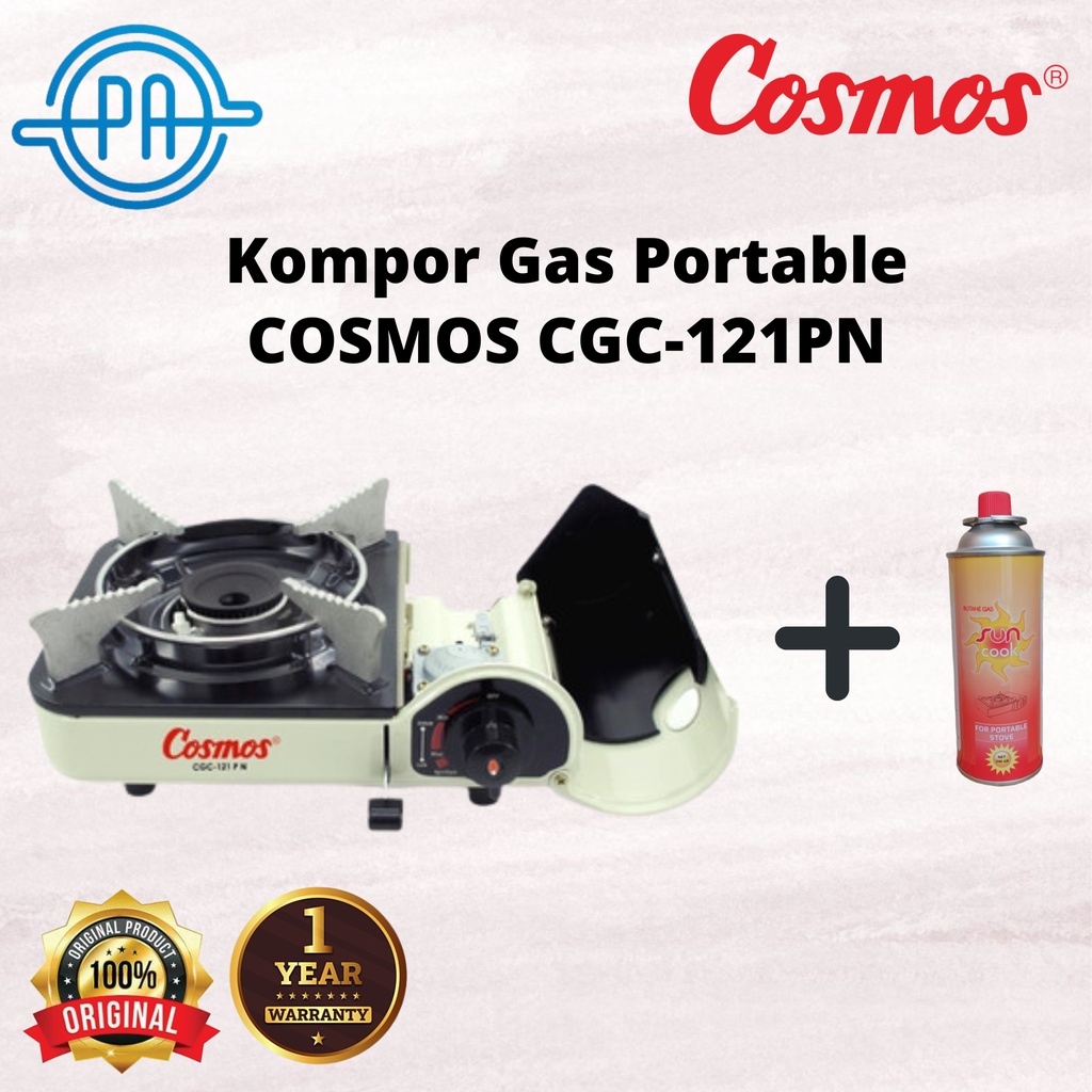 KOMPOR GAS PORTABLE MURAH COSMOS CGC 121P N KOMPOR GAS MINI