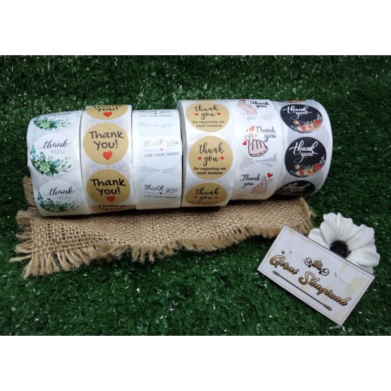 

(20 pcs) sticker thank you || sticker label || sticker packing || sticker kue