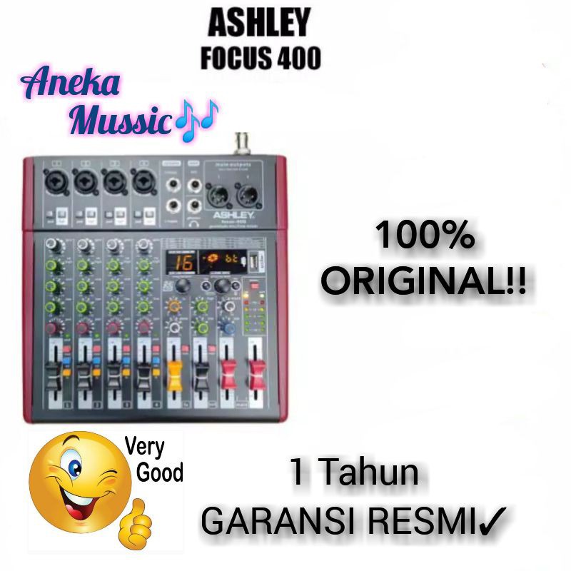 Mixer Audio Ashley Focus 400 ORI 4 Channel