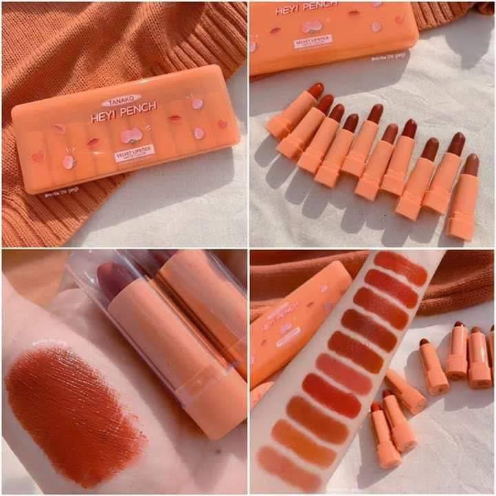 [Per Batang] Tanako Hey! Pench Velvet Lipstick Matte Color HT-065