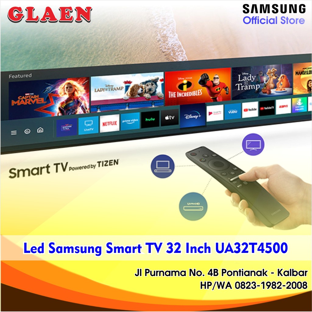 Led Smart TV Samsung 32 Inch | Samsung Smart TV UA32T4500 Bixby | Super Smart TV Terbaru-2