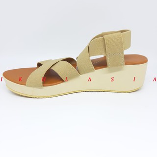 Ikhlasia Sandal  Wanita Wedges Karet  WG 55 Shopee Indonesia