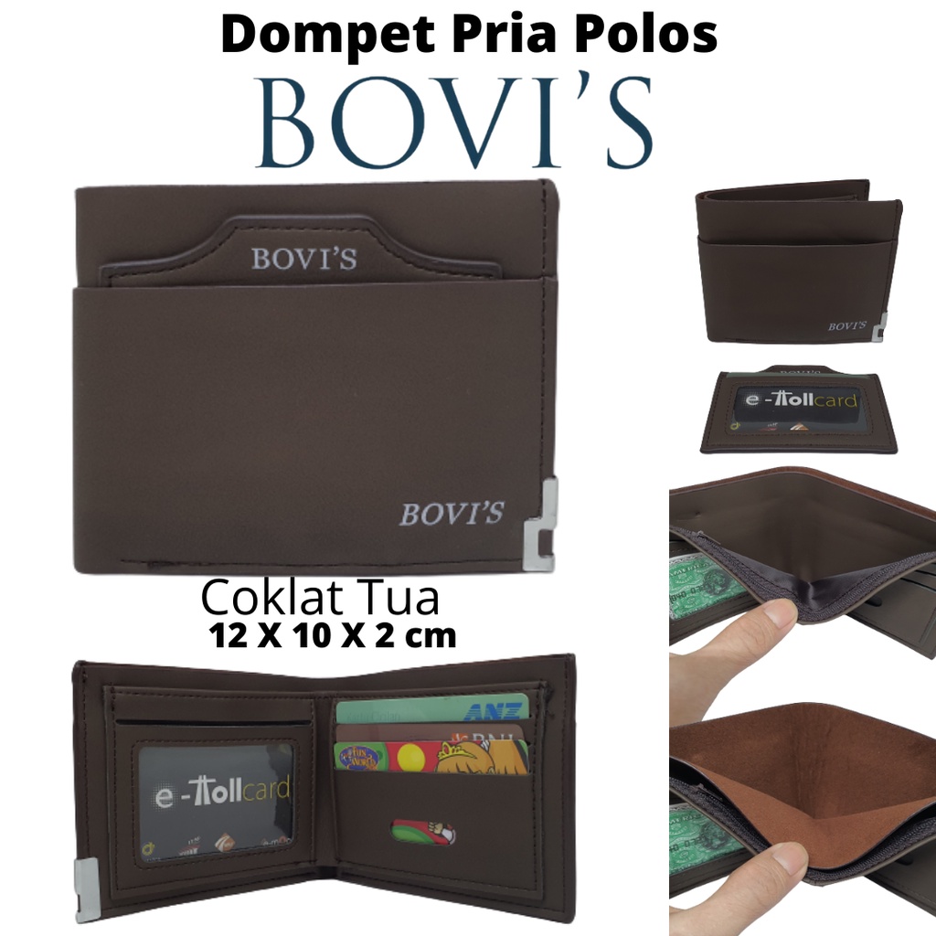 Dompet Pria Bovis Import Model Distro, Motif Keren, Harga Murah serta Tipe Terbaru (J09-1)