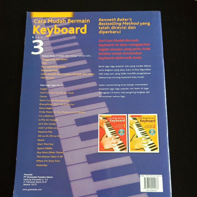 Jual Cara Mudah Bermain Keyboard Buku 3 | Shopee Indonesia
