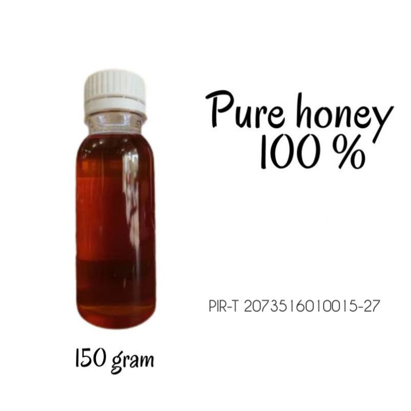 Madu Pure Raw Honey Murni Hutan 150 gram