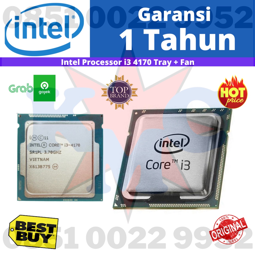 Intel Processor i3 4170 Tray + Fan