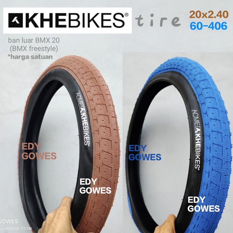 KHEBIKES TIRE BMX 20 X 2.40 BAN LUAR BMX KHE BIKES 20X2.40 BAN LUAR KHEBIKES KHE ACME 20X2.40 BMX