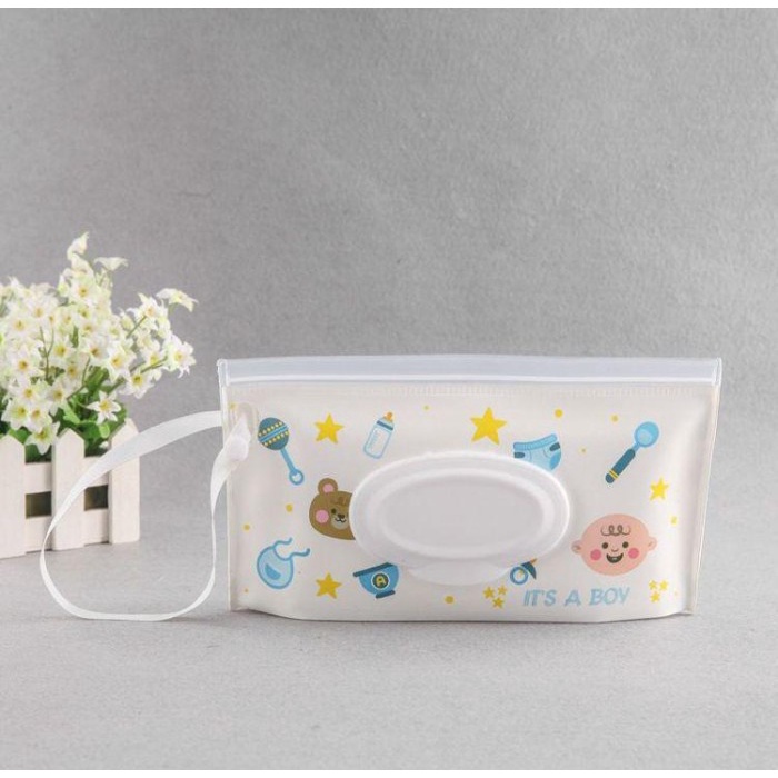 MD - Keola Tissue Pouch / Kantong Tisu Basah Kering Anak Bayi / Baby Facial