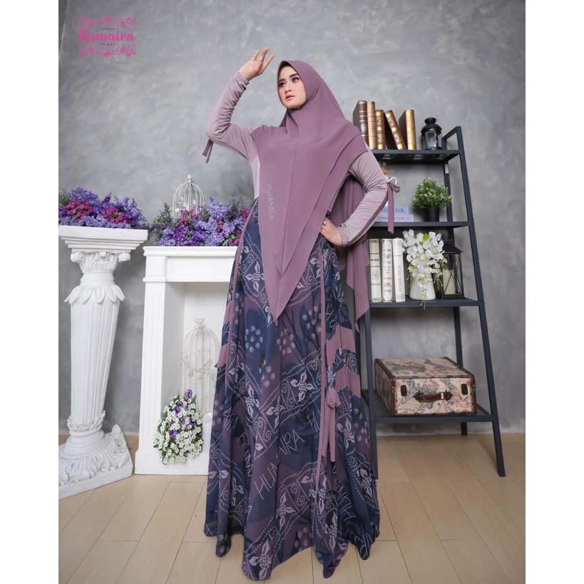 Zaida Series Syar'i by Humaira ORI Gamis syari Original Kekinian Terlaris Termurah Bestseller Best s