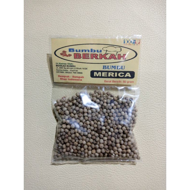 

MERICA 50 G / PEPPER / BUMBU DAPUR / BUMBU REMPAH / SAHANG / LADA