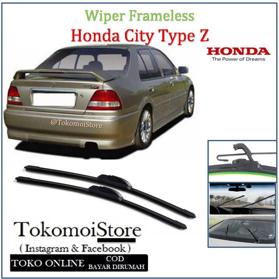 Wiper Frameless Honda City Z