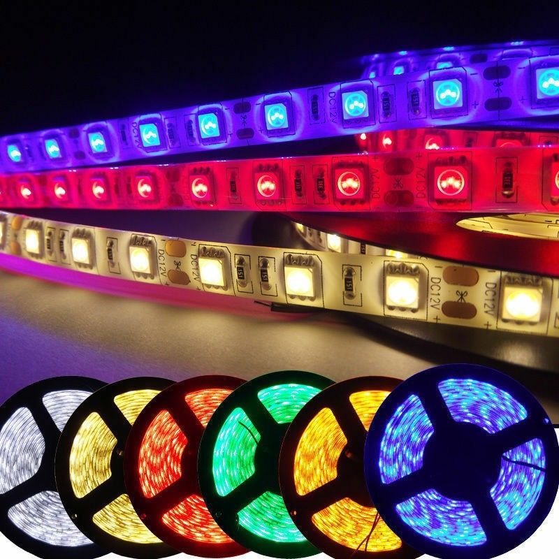 Lampu LED Strip Light SMD 3528 Flexible Roll 5 Meter 60 LED Per Meter 12v/24v