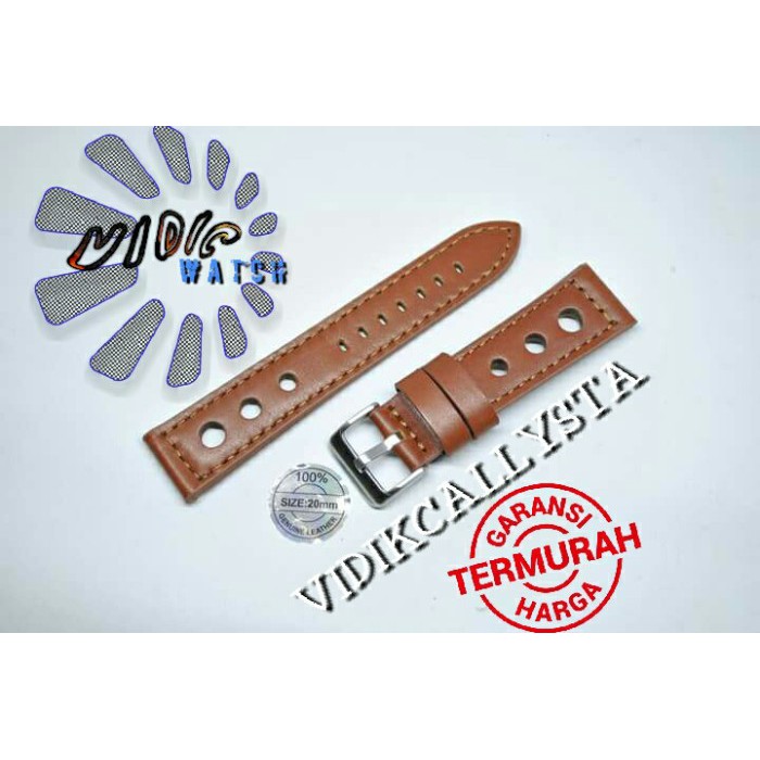 

Flash Sale - Tissot Leather Strap 20 Mm Coklat Tali Jam Kulit Tissot Impor Premium