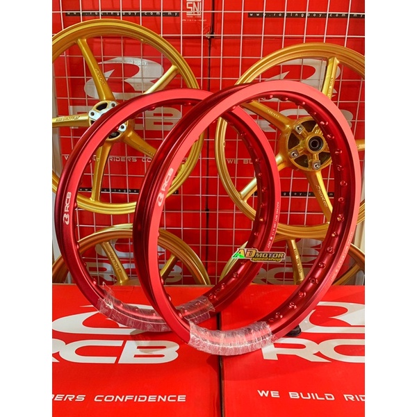 Velg RCB merah ukuran 185 dan 160