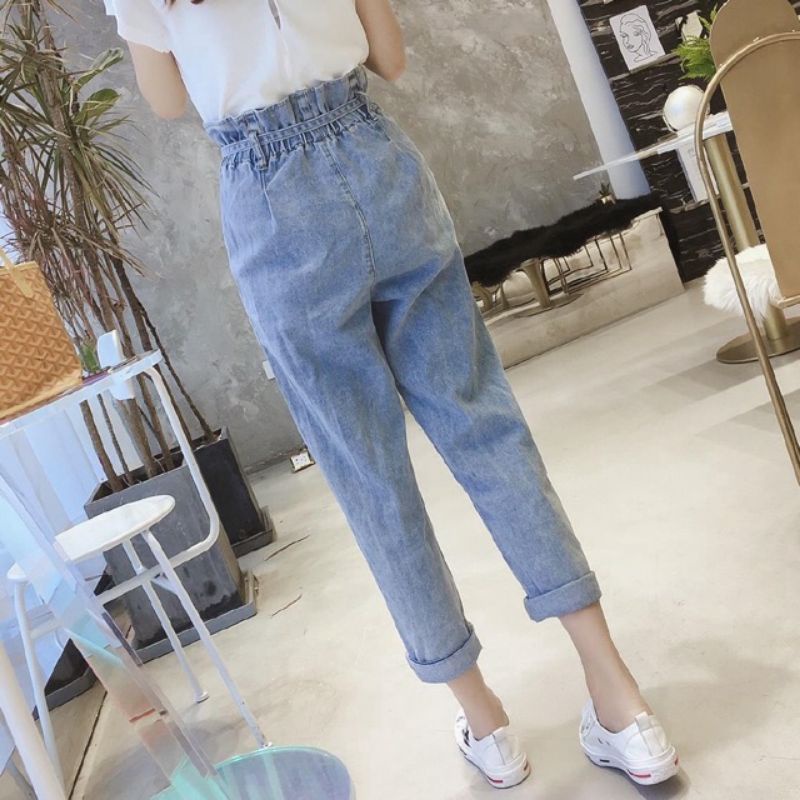 DIFA BAGGY JEANS HIGHWAIST KEKINIAN HITS OOTD SELEBGRAM