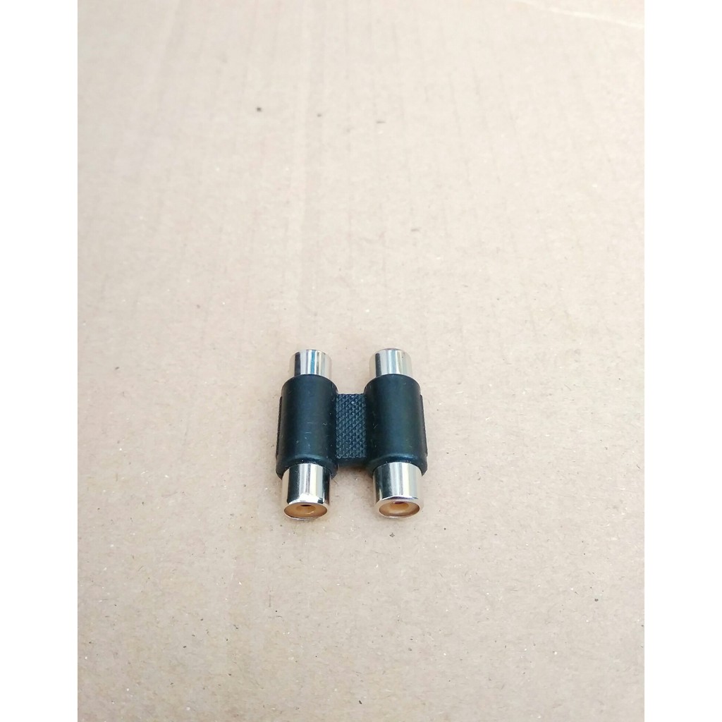 Jack Audio H RCA 2 Way Connector Sambungan RCA 2-2