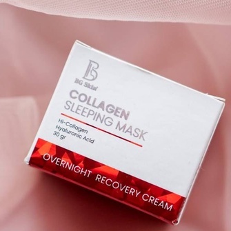 Collagen Sleeping Mask BG Skin Masker Glowing