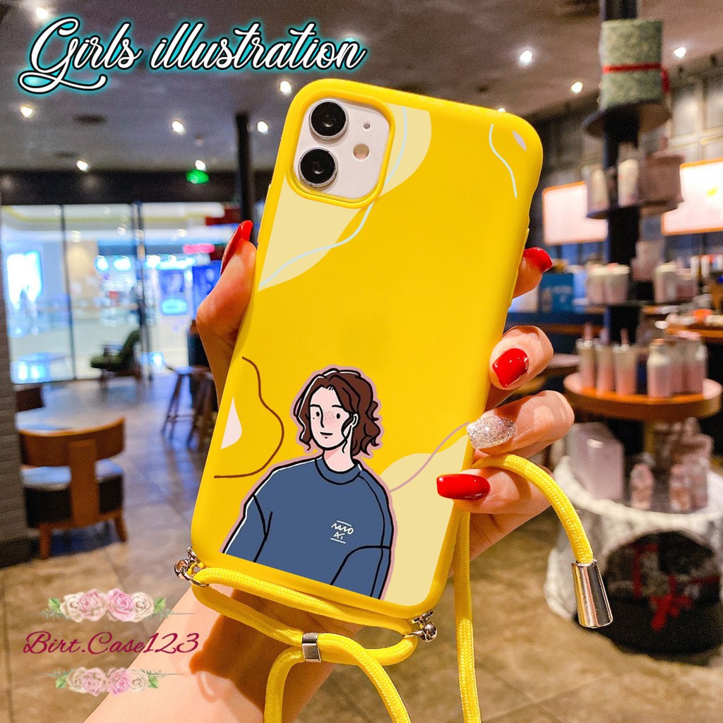 SOFTCASE SLINGCASE TALI LANYARD CANDY GIRLS OPPO VIVO XIAOMI SAMSUNG REALME IPHONE ALL TYPE BC5660