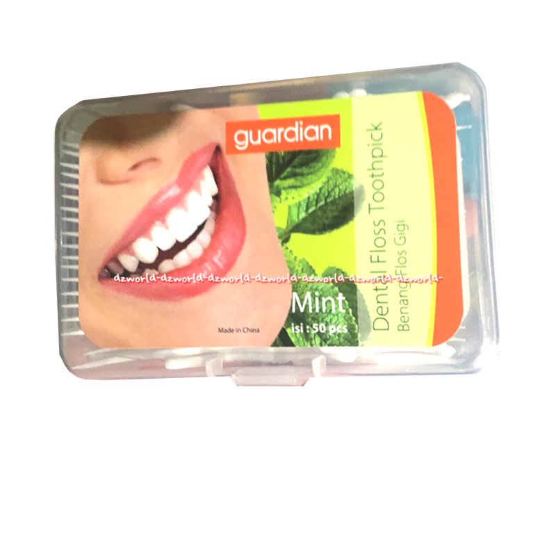 Guardian Dental Floss 50pcs Toothpick Tusuk Gigi Benang Benang Gigi Tooth Pick Dentalflos