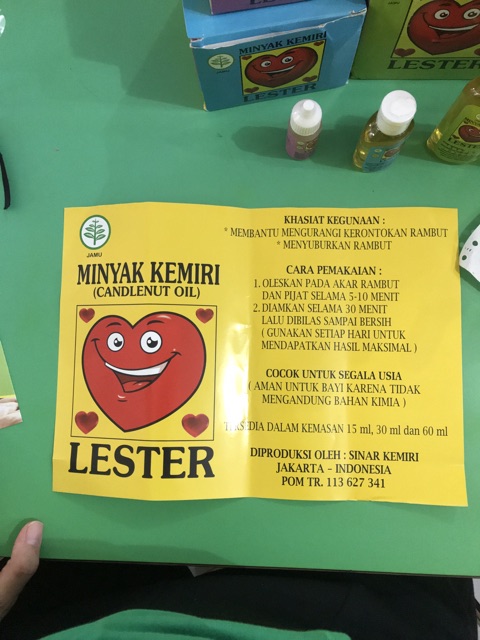 Minyak kemiri lester