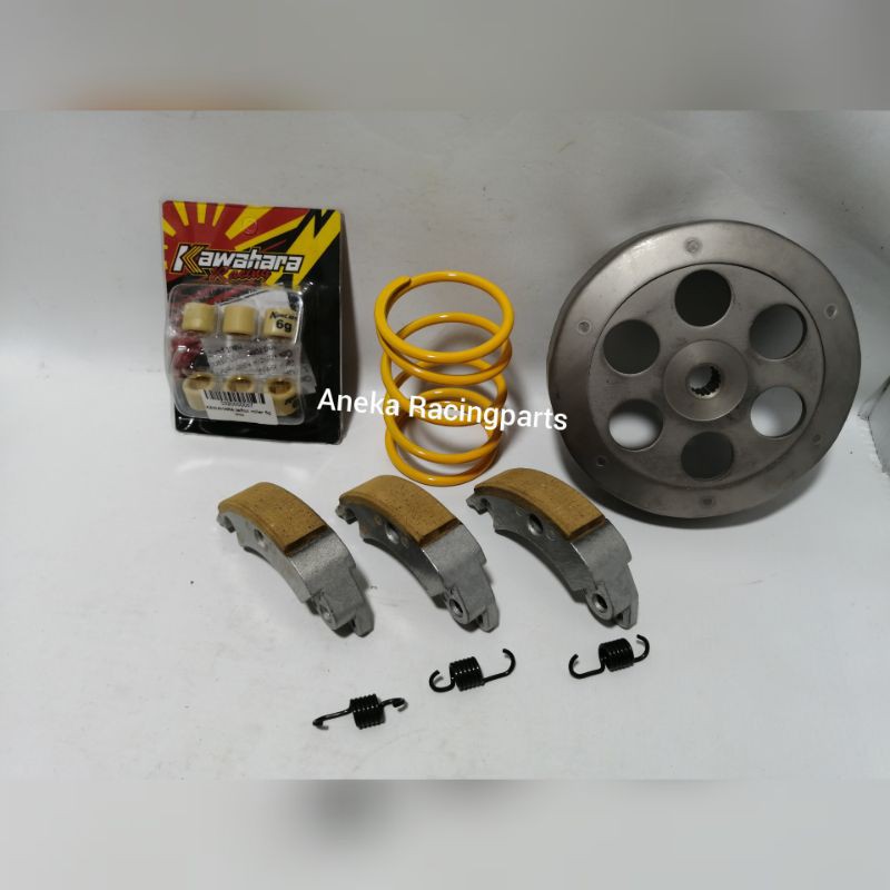 paket kampas ganda mio satu set per cvr roller kampas ganda solusi anti gredek