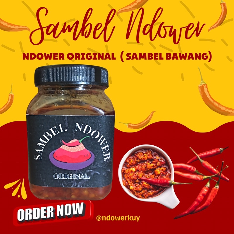 

SAMBAL NDOWER ORIGINAL (Bawang)