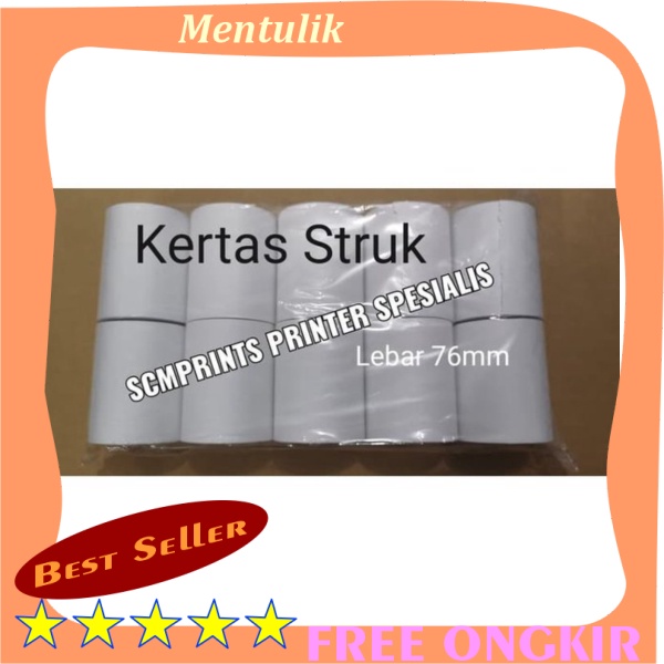 

LIMITED EDITION!!! Kertas Printer Kasir Rangkap 3 NCR 3 ply Struk Kasir TMU 220 TMU 210