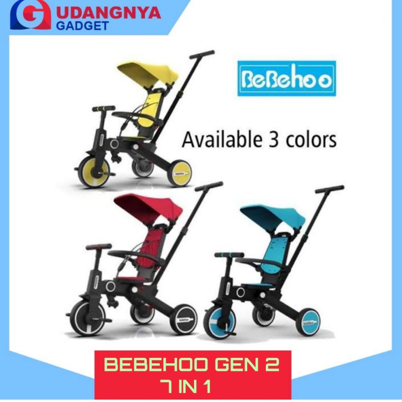 BEBEHOO GEN 2 SMART FOLDING BIKE - BEBEHO 7 in 1 STROLLER SEPEDA ANAK