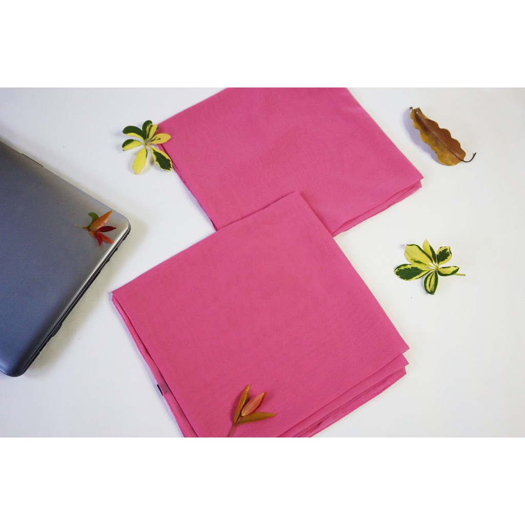 DAHJB - Hijab Segi Empat / Jilbab Segi Empat / Kerudung Segi Empat Polos / Bella Square - Dusty Pink