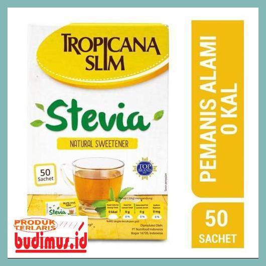 

33Wr4Y5- Tropicana Slim Stevia 50 Sachet 66R78T87-