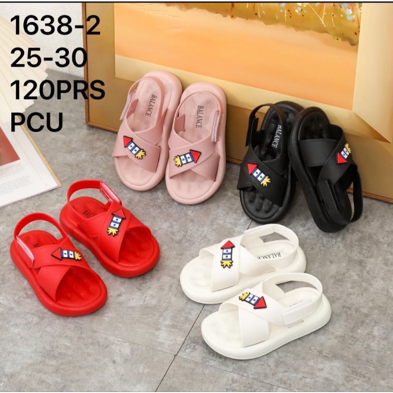 SANDAL TALI BELAKAN ANAK PEREMPUAN SELOP SILANG TERBARU SANDAL ANAK IMPORT TRENDY KEKINIAN NYAMAN