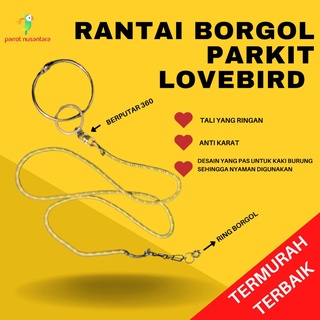 Tali borgol burung parkit lovebird burung kecil