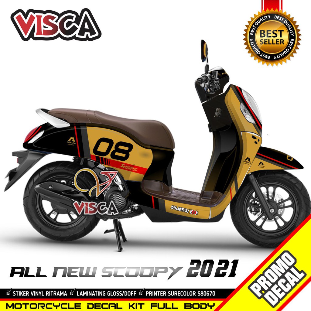 Decal Scoopy Full Body Stiker Scoopy 2021 Stiker Scoopy 2021 Full Body Decal Scoopy New 2021 Cafe Ra