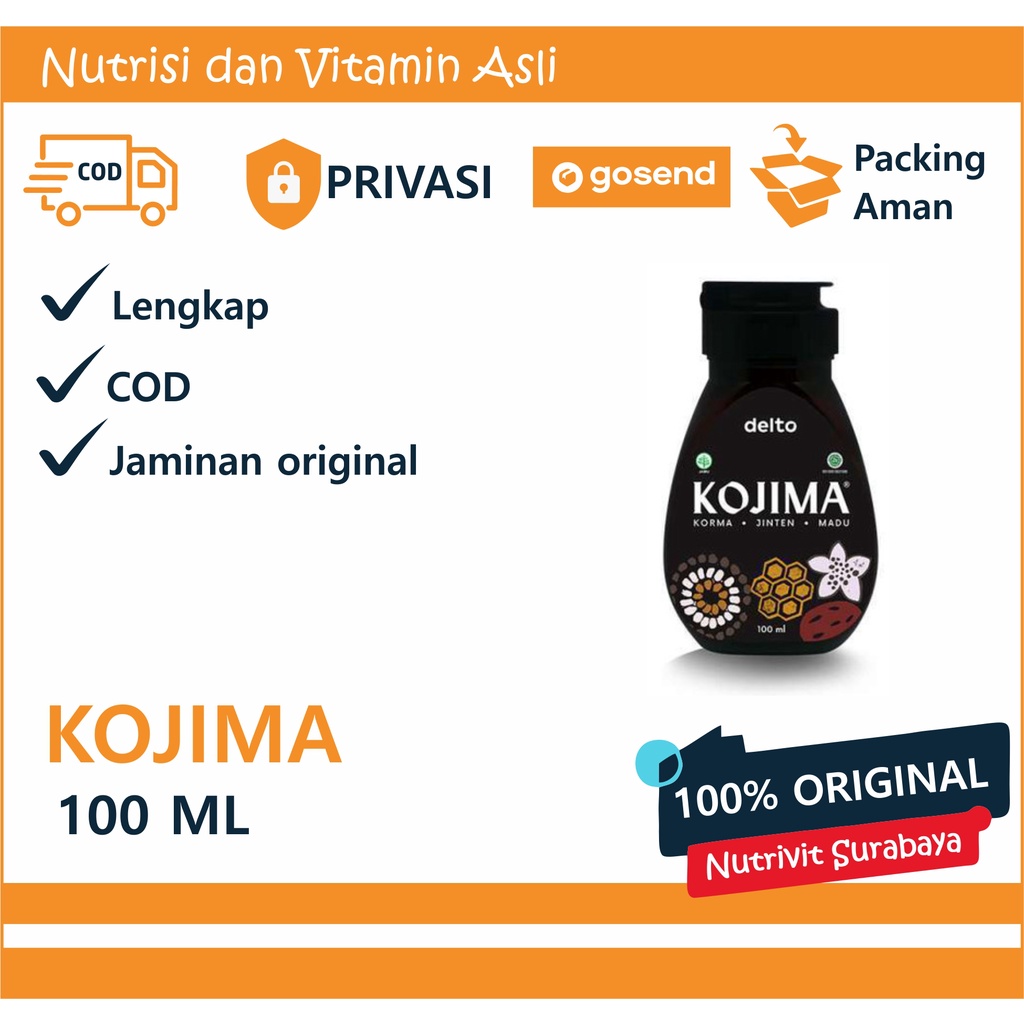 Kojima Korma, Jinten Habbatussauda, Madu Botol 100ml