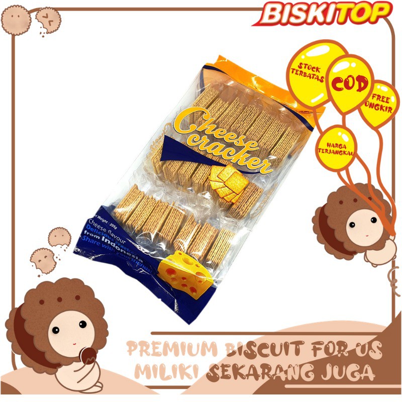 

BISKITOP - OLEGAMO CRACKER Biskuit Cracker Biscuit Asin Biskuit Murah Kue Kering Biskuit Anak