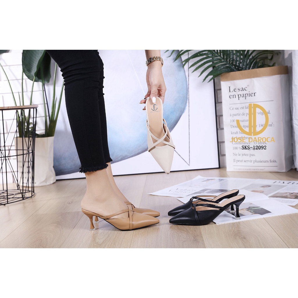 JOSE DAROCA High Heels Spool Heels #SKS-1209 # Original