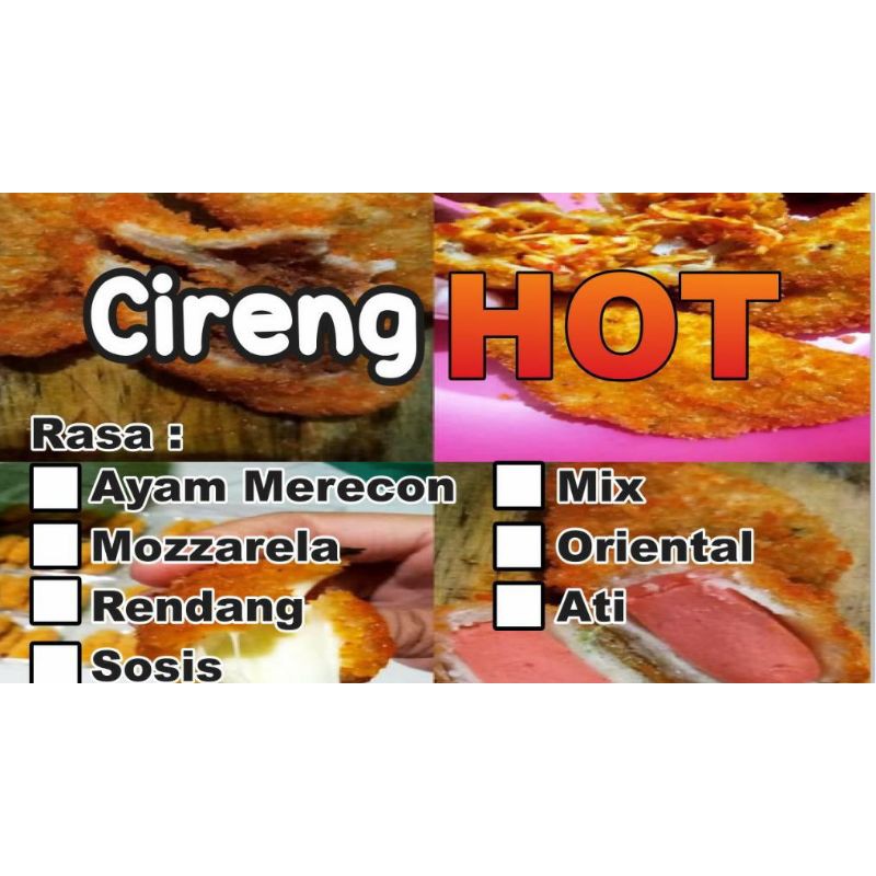 Cireng isi HOT (mentah)