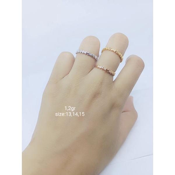 CINCIN HERM*S MP KECIL /CINCIN PERAK ASLI SILVER 925 LAPIS WMAS/ CUNCIN FASHION WANITA TERBARU