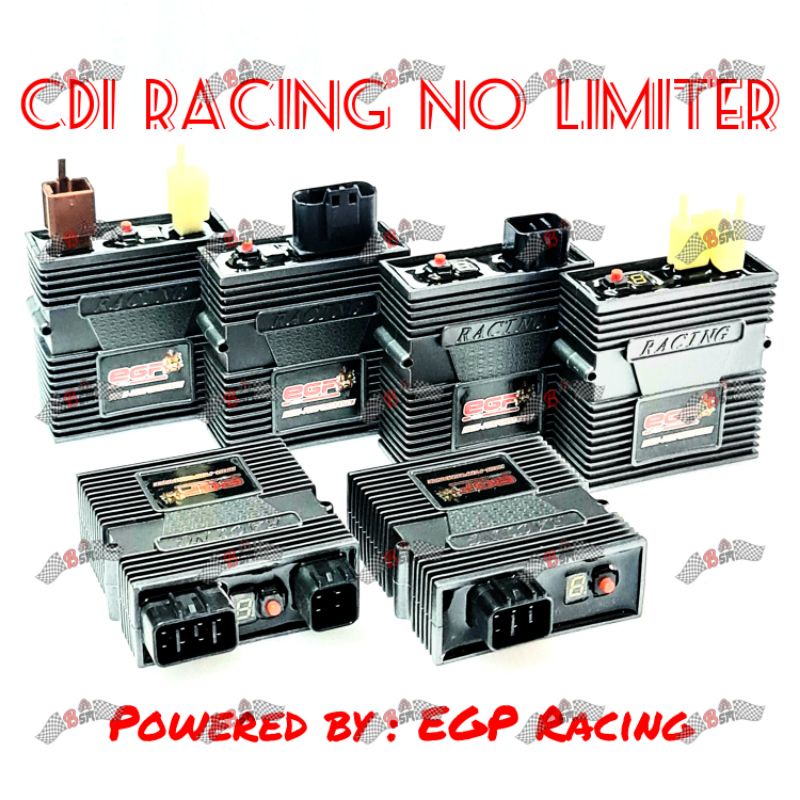 CDI RACING EGP NO LIMIT JUPITER MX SATRIA FU 150 BLADE VARIO BEAT KARBU - WITH RISET BUTTON