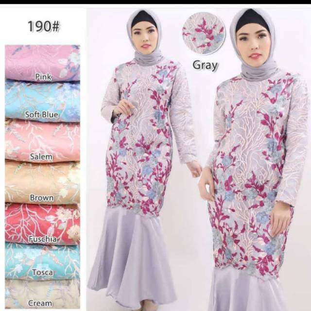 gamis burkat duyung