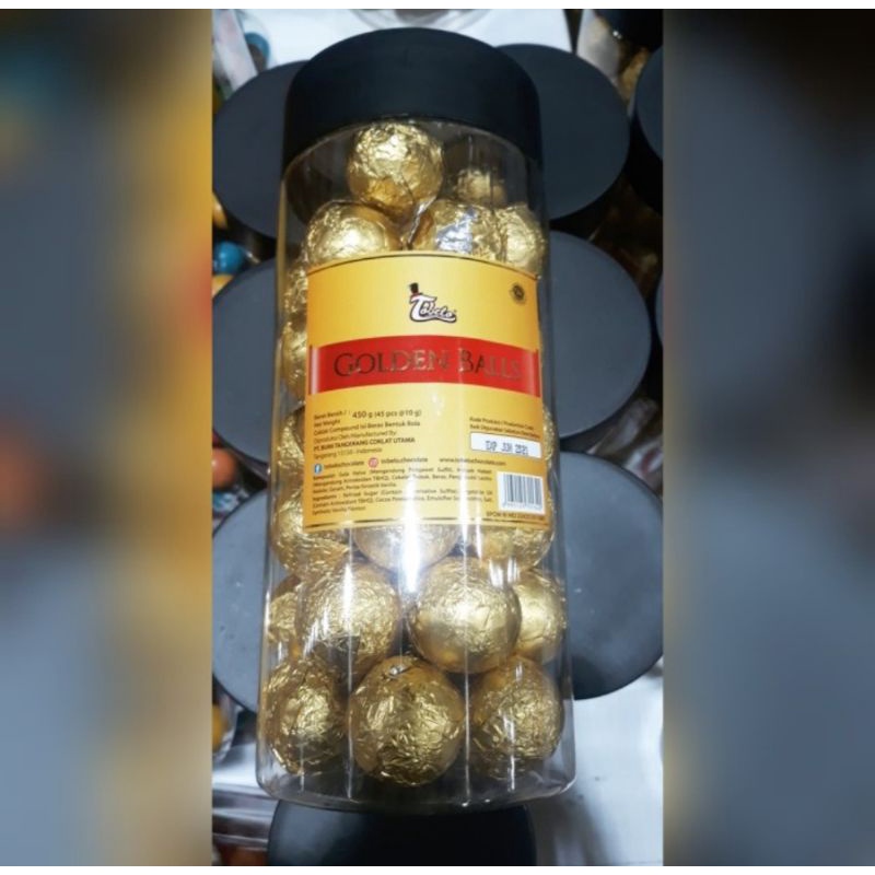 

Tobelo golden balls cokelat 450gr isi 45 pcs